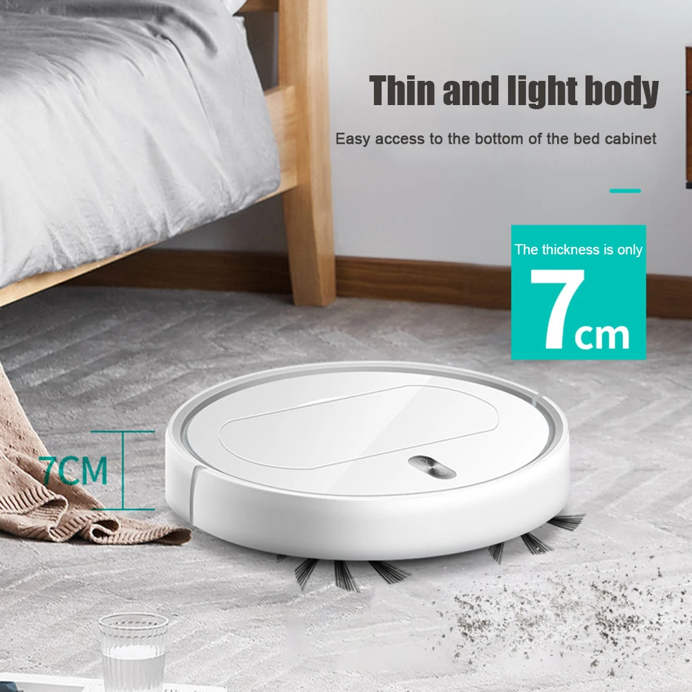 

Smart Sweeping Robot ABS Portable Automatic Mop Lidar Navigation Electric Vacuum Cleaner Home Office Floor Dust Removers Tool