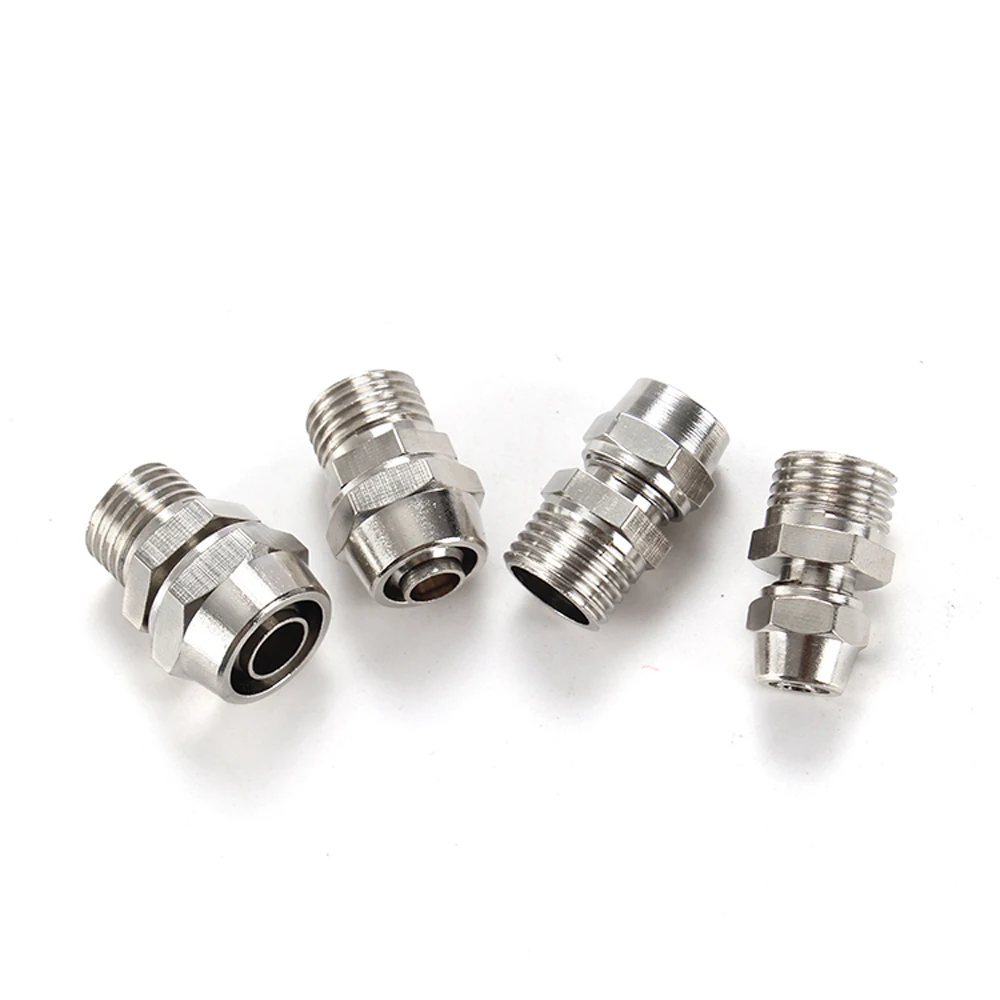 

Pneumatic PCF Twist Fit 4mm/6mm/8mm/10mm/12mm OD Hose x M5 1/8" 1/4" 3/8" 1/2" BSP Male Pneumatic Quick Screw Air Fitting