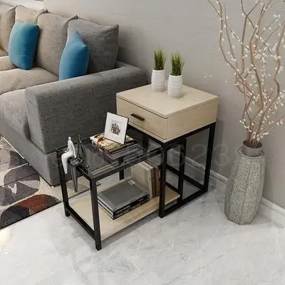 Простой диван боковой шкаф гостиная спальня угол из закаленного - Цена: 13 203,56 руб.