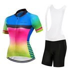 Женский летний комплект одежды для велоспорта, комплект из Джерси для дорожного велосипеда, велосипедная короткая рубашка для горного велосипеда, комплект одежды, купальный комбинезон, наряд из лайкры, 2021