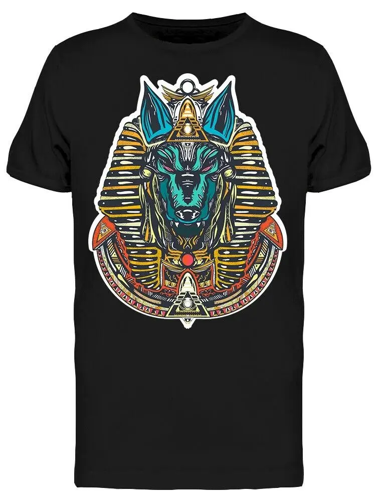 

Unique Egypt Deities Anubis Mask Art T-Shirt. Summer Cotton Short Sleeve O-Neck Mens T Shirt New S-3XL