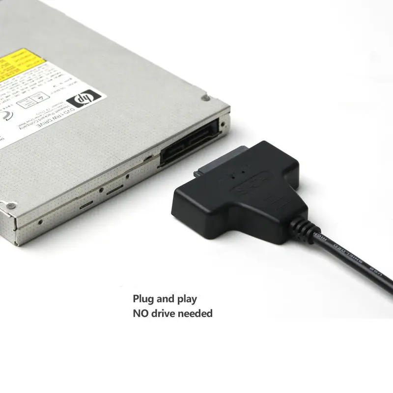 Кабель адаптер с разъемом USB 2 0 для кабеля SATA Slimline Serial ATA 7 + 6 13pin оптического