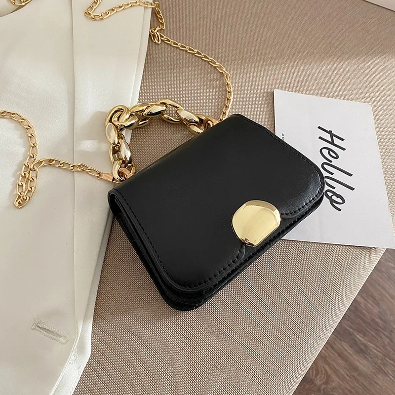 

Small Flap Bag 2021 Women Shoulder Crossbody Bag PU Underarm Portable Messenger Bags Mini Chain Lipstick Tote Handbag Trend New