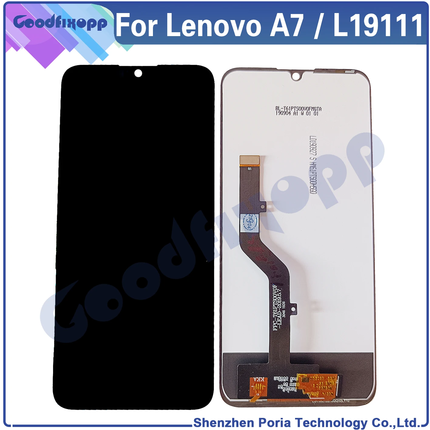 

For Lenovo A7 L19111 LCD Display Touch Screen Digitizer Assembly