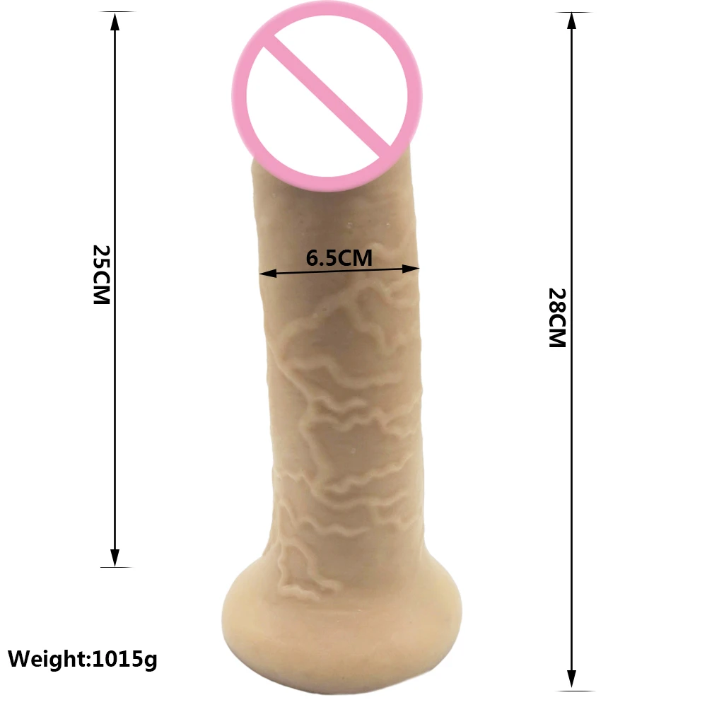 Гигантский супер большой Реалистический анальный фаллоимитатор секс