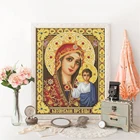 Хуакан вышивка крестиком религия рукоделие Наборы для полной вышивки Портретные наборы белый холст 14CT DIY домашний декор 40х50см