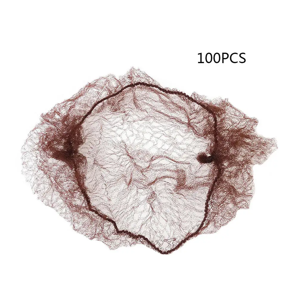 100 шт. эластичные невидимые сетки для балерины Накладка пучка эластичная сетка