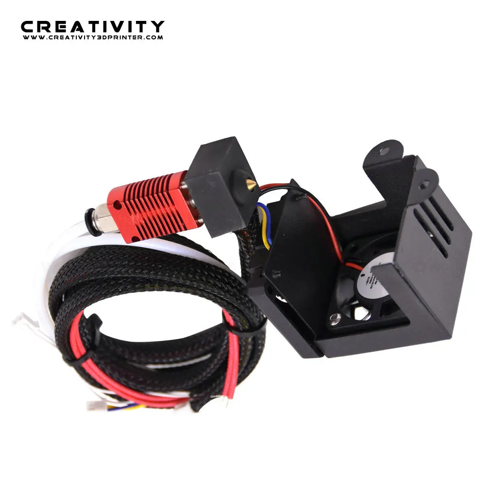 3D-принтеры Запчасти полный сборный экструдер комплект с 0 4 мм сопло Алюминий