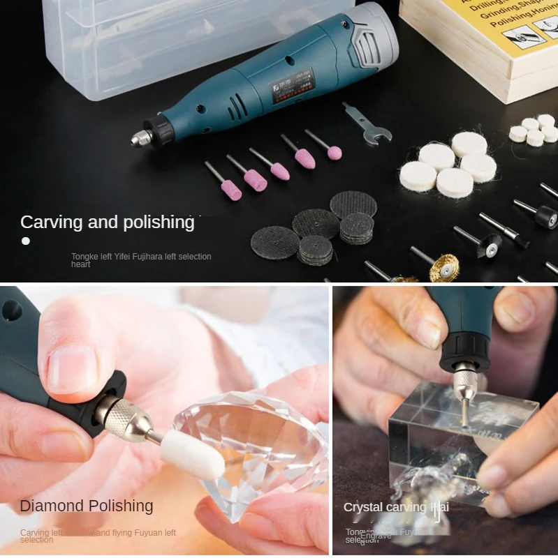 

12v Li-Ion Battery Electrical Grinding Machine Rechargeable Polishing Machine Small Wood Carving Engraving Machine