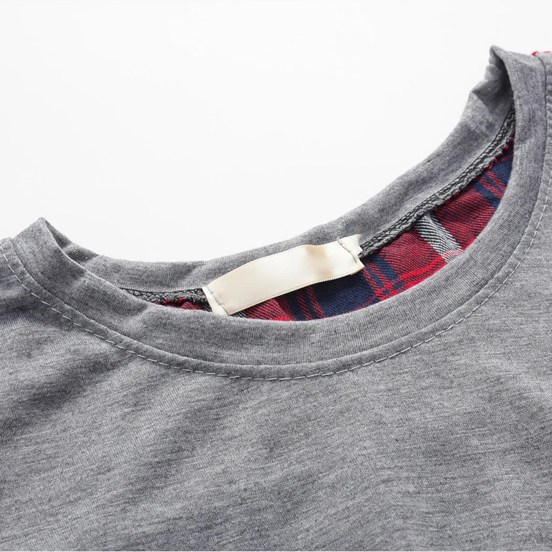 Женские модные пуловеры большого размера клетчатый пуловер с длинным рукавом