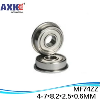 MF74ZZ SMF74ZZ F674 FL74ZZ stainless steel 440C ball bearing 4*7*8.2*2.5*0.6mm miniature bearing with flange