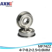 mf74zz smf74zz f674 fl74zz stainless steel 440c ball bearing 478 22 50 6mm miniature bearing with flange