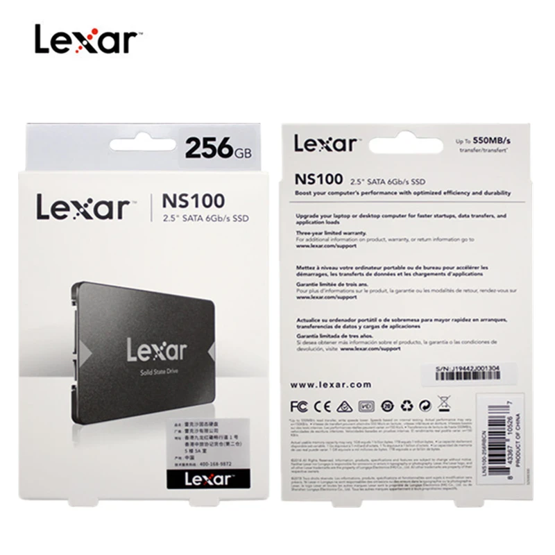 100% Оригинальный твердотельный накопитель Lexar SSD 512 ГБ 256 128 SATA III 2 5 дюйма Внутренний