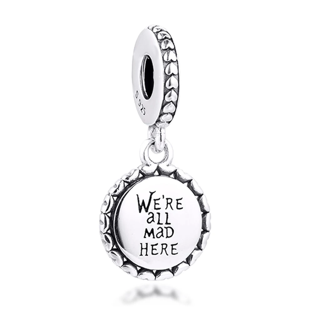 Шарм QANDOCCI для браслета Пандоры Чеширский кот изготовления ювелирных изделий из