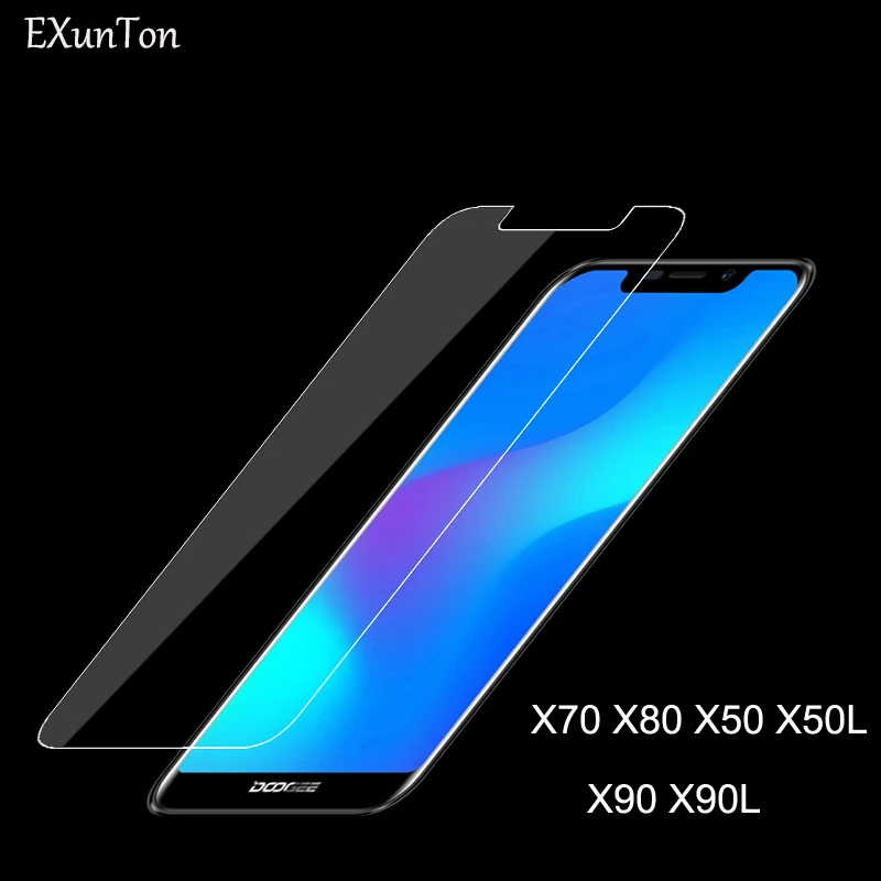 2.5D Для Doogee X70 Glass X80 X50 X50L закаленное стекло прозрачная защитная пленка X90 X90L