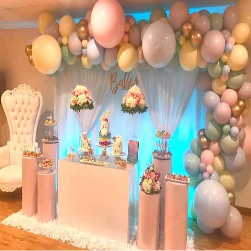 10 18 36 inch Big Pastel Balloons Baby Shower Decoration Macaroon Ballons Blanc Wedding Birthday Globos Latex Air Balloon S6XZ | Дом и сад