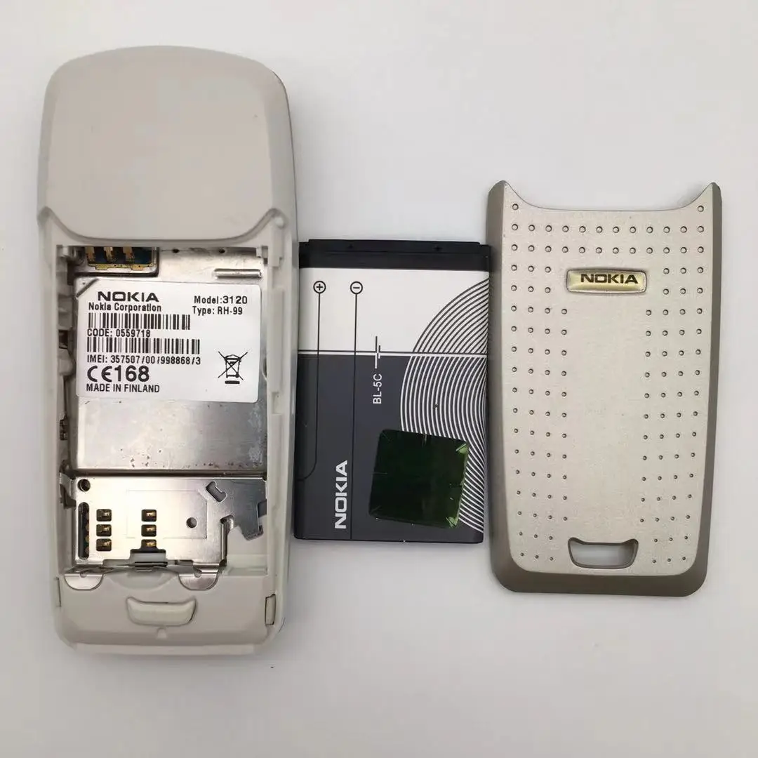 nokia 3120 3120c refurbished original mobile phone 1 6inch 820mah battery cellphone free shipping free global shipping