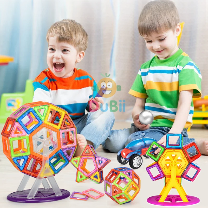 Big Size Magnetic Designer Magnet Building Blocks Accessories Educational Constructor Toys for Children | Игрушки и хобби
