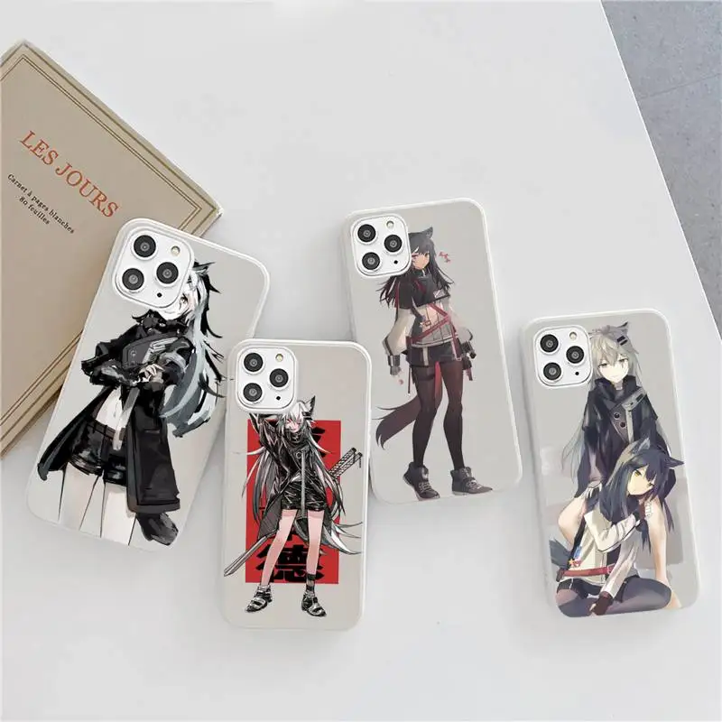 

Arknights Lappland iphone 12 case Phone Case Candy Color for iPhone 6 6S 7 8 11 XS X SE 2020 XR mini pro Plus MAX mobile bags