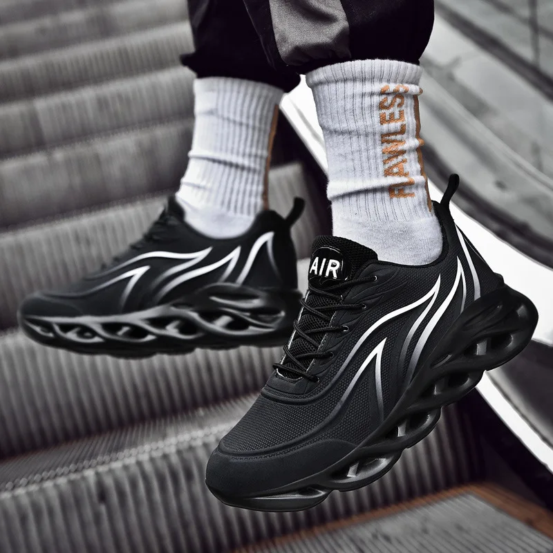 Легкая Беговая обувь мужские кроссовки дышащая повседневная удобный