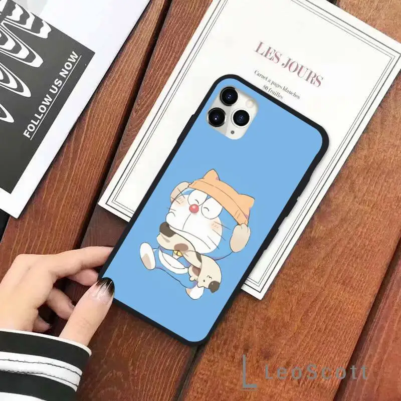 

doraemon anime cartoon cute Phone Case for iPhone 11 12 pro XS MAX 8 7 6 6S Plus X 5S SE 2020 XR Soft silicone