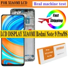 Сменный дисплей 6,67 дюйма для Xiaomi Redmi Note 9s, ЖК-дисплей с сенсорным экраном и дигитайзером в сборе для Redmi Note 9 Pro, дисплей