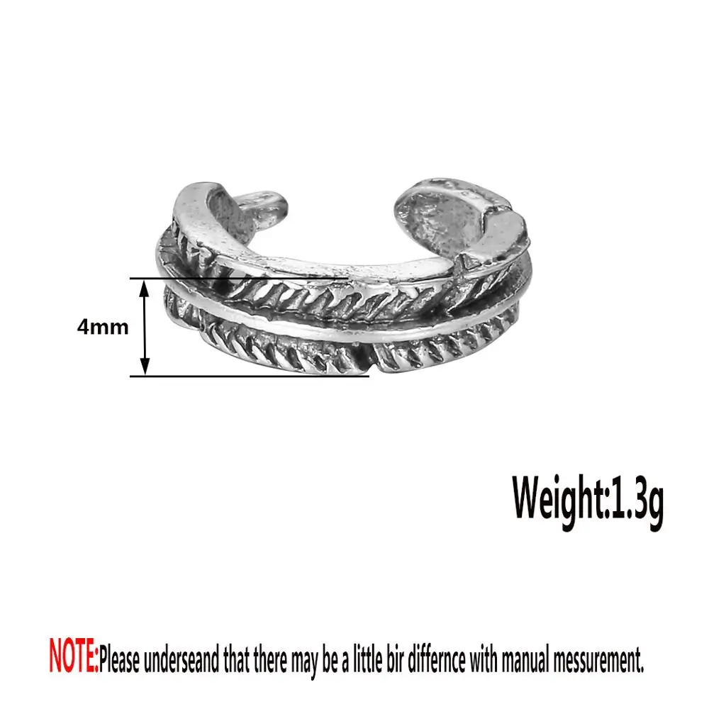 1 шт. серьги каффы с перьями|Серьги-клипсы| |