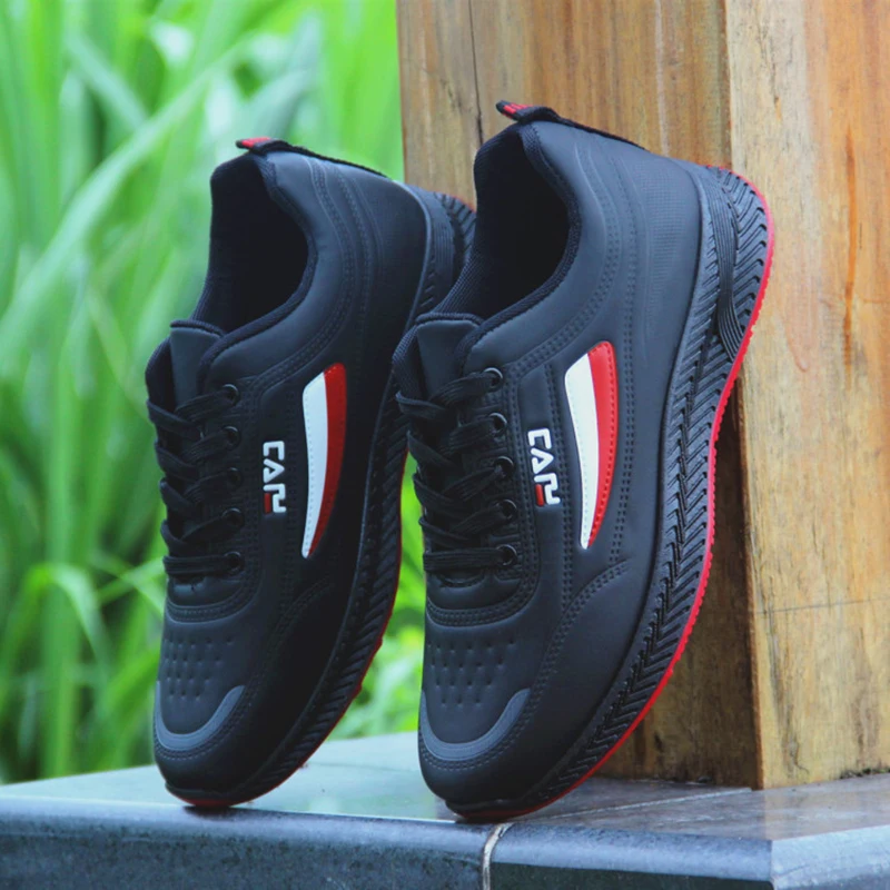 Модная мужская обувь Кроссовки Новинка Дышащая повседневная на шнуровке Мужские