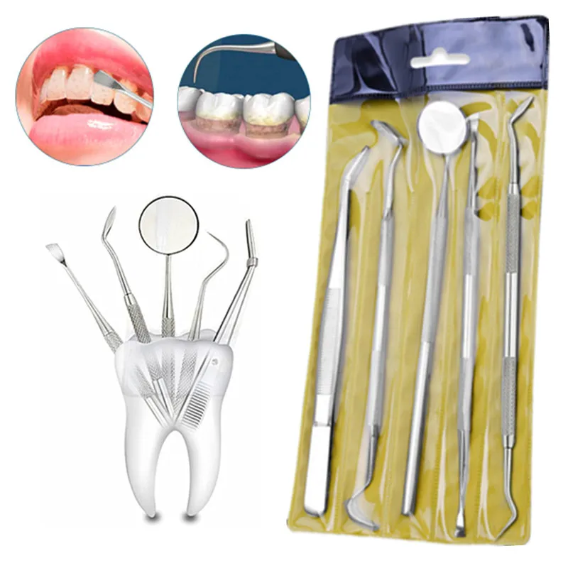 Набор инструментов для гигиены зубов стоматологический скребок скалер