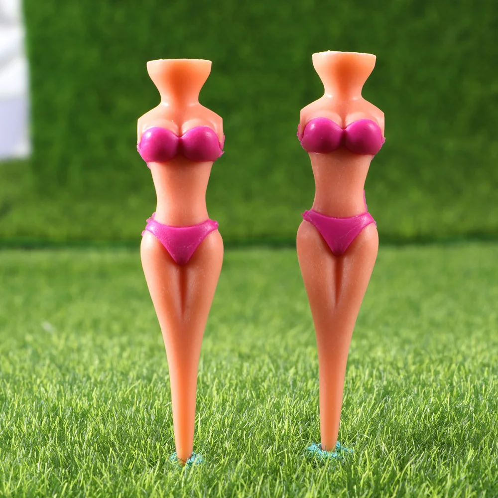 

6Pcs Novelty Bikini Lady Girl Tees Divot Tools Joke Stag Party )