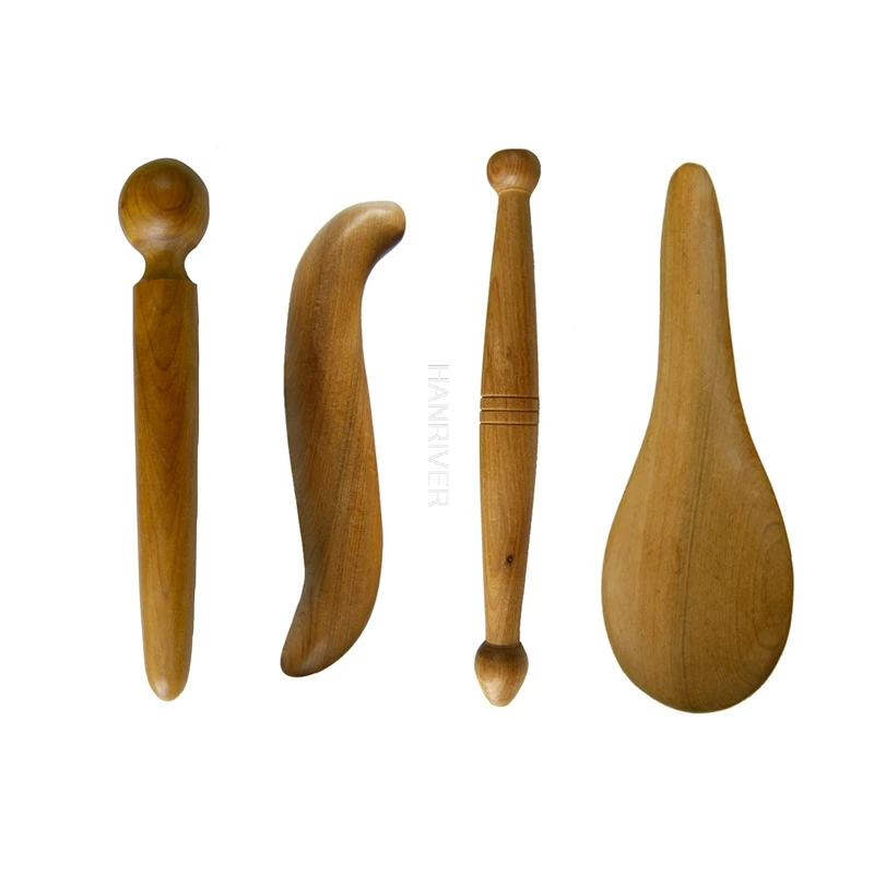 4 штуки парфюмерной древесины Колючего ясеня остроконечная Женская ручка