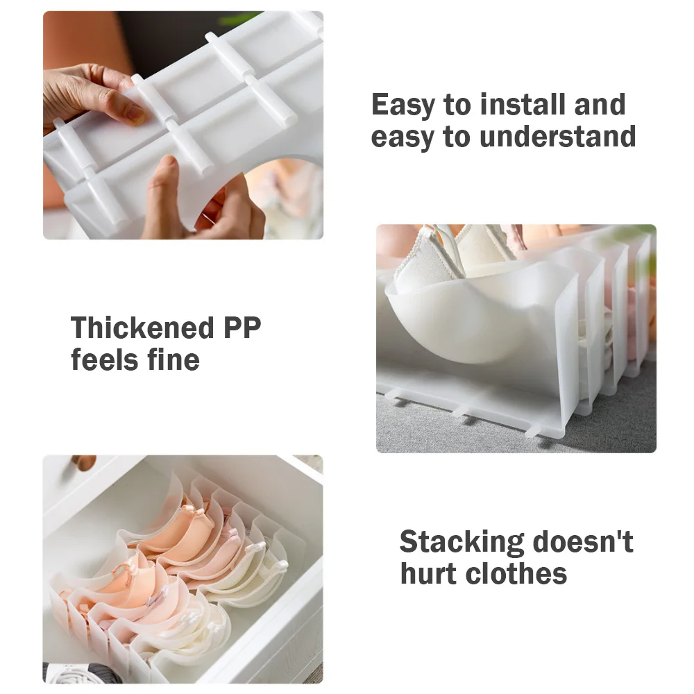6 шт./компл. ящики для хранения бюстгальтеров нижнее белье купальник организация