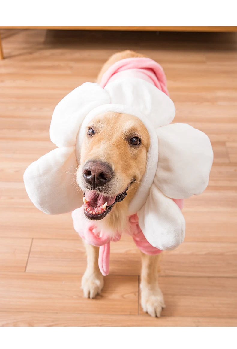 

Windproof Cosplay Cat Puppy Costumes Winter New Year Cat Dogs Christmas Festival Outfit Disfraz Mascota Pet Supplies OO50JS