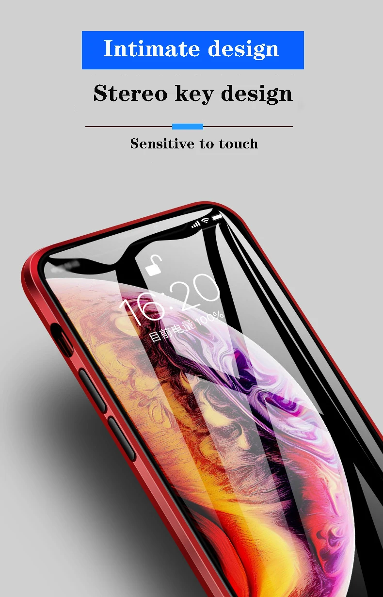 Магнитный чехол книжка на 360 ° для iphone12 Pro Max мобильный телефон двухсторонний