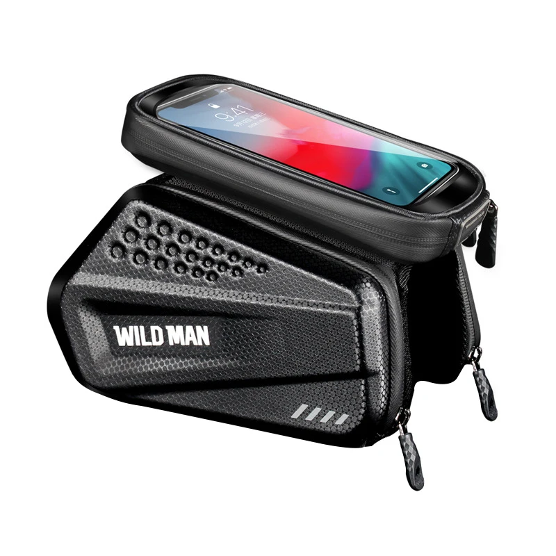 Сумка для велосипеда WILD MAN ES6 непромокаемый чехол из твердого ЭВА углеродного