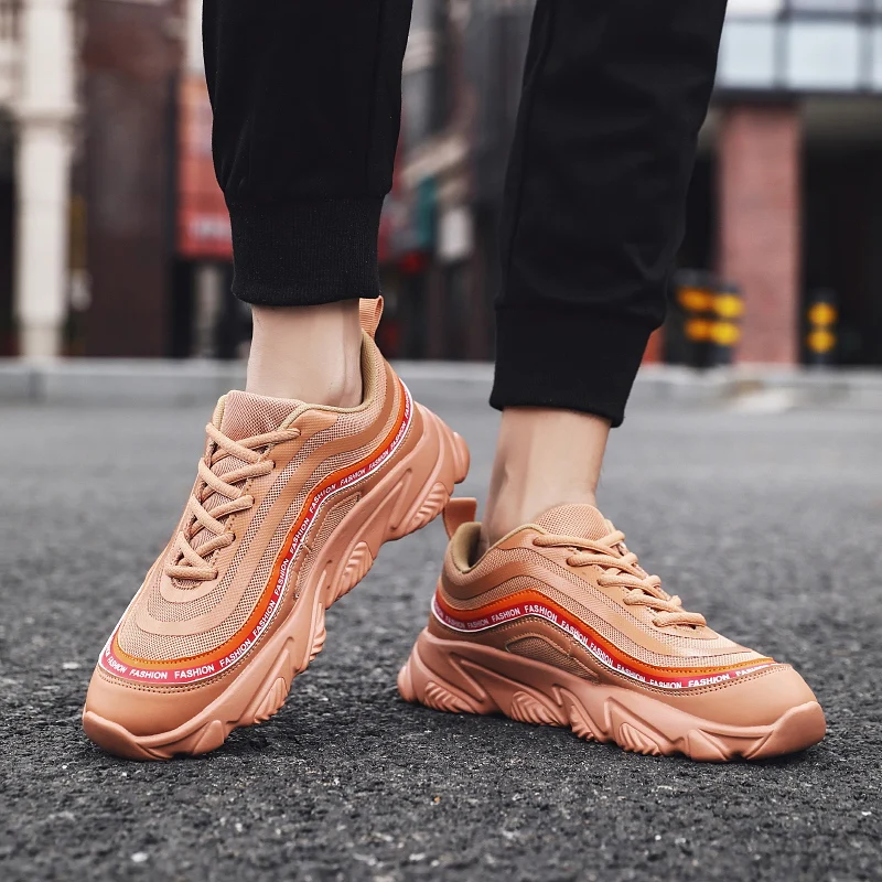 2019New модная дизайнерская обувь для мужчин Высокое качество спортивная Дышащие