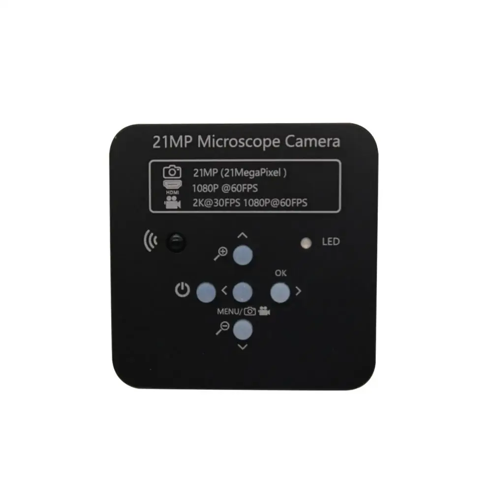 Камера микроскоп TZT 21MP 0.5X C mount Lens 4K видеозапись 1080P HDMI совместимая с USB