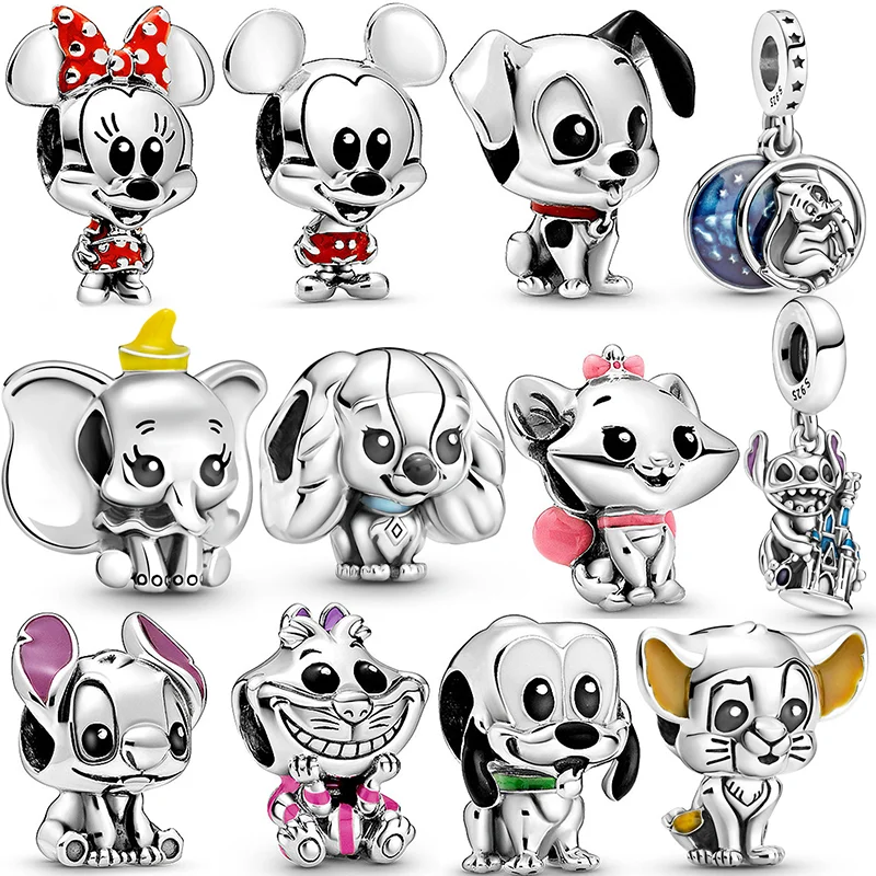 

2021 HOT 925 Sterling Silver Aircraft Shark Cactus Beads Charms For Original Pandora Bracelet&Bangle Making DIY Fashion Jewelry