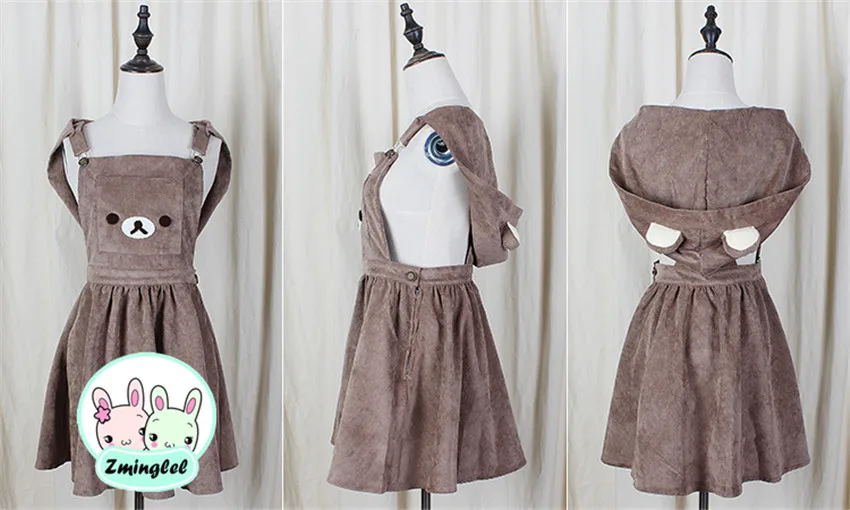 Будет выглядеть очень мило для девочек в стиле &quotЛолита&quot Kawaii Rilakkuma чулок Платье