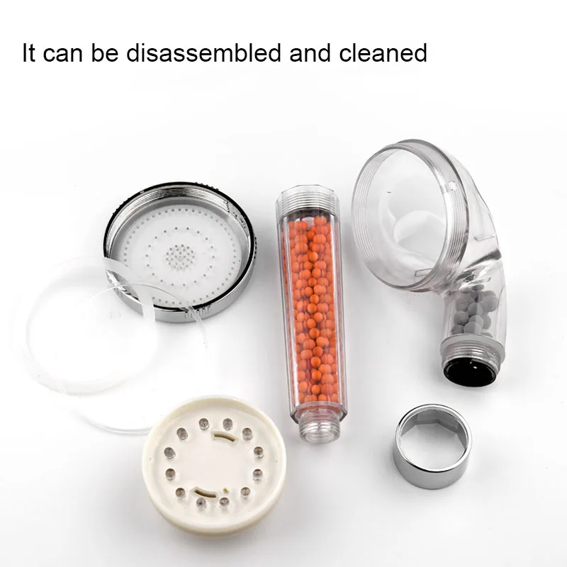 Цвет меняющийся светодиодный Anion спа Насадки для душа Контроль температуры