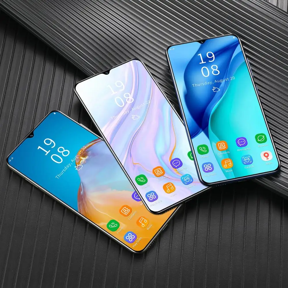 

Glaxy Mate43Pro 6.6 Inch 8+256GB Dual SIM+Micro SD Card Smartphones 5200mAh 10 Core MTK6799 Andriod Mobile Phone Clobal Version