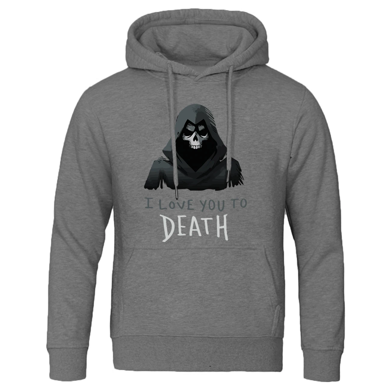 

2020 solid color Hoodies Swearshirts I Love You To Death Horror Vintgae Printed Streetwear Mans Hip Hop spring Autumn Clothing