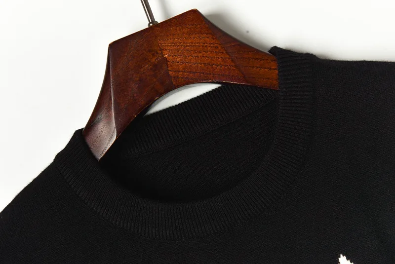 

New Christmas Sweaters Women's Jacquard Cartoon Stars Cute Colorful Crutch Pullovers Lady's Basic Outerwear Knitted O-neck Tops