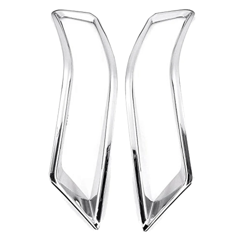 4 шт. хромированный передний задний противотуманный светильник бампер