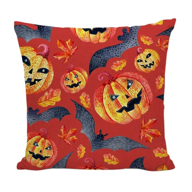 Новинка наволочка с изображением тыквы и ведьмы праздничный подарок на Хэллоуин