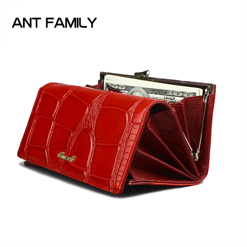 Женский кошелек из натуральной кожи роскошный брендовый Дамский 2020 женские
