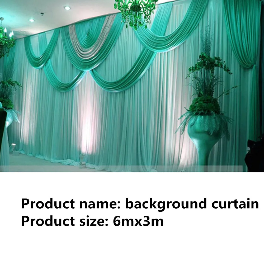 2019 свадебный фон занавеска Угловые Крылья блестящие фотообои 6 м * 3 тканевый Фон