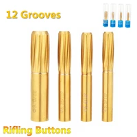 rifling button reamer 12 flutes 5 5mm 5 6mm 6 35mm 9 0mm hard alloy chamber helical reamer tool machine tool accessories