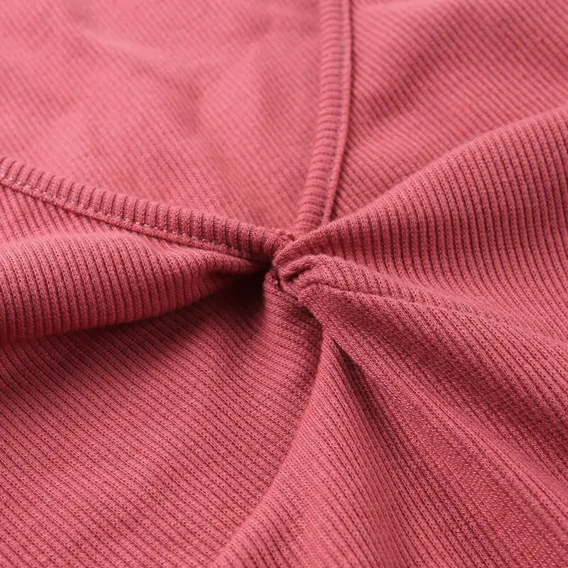 Сексуальные женские облегающие футболки с глубоким вырезом весенние топы