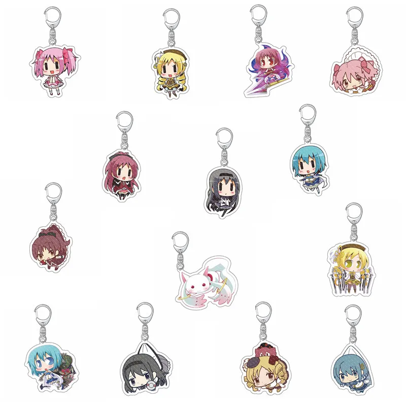 Аниме Магия запись Puella Magi Madoka Magica Side Story Kaname Akemi Homura Tomoe Mami Косплей акриловый брелок
